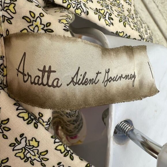 *** Aratta Silent Journey Boho Embroidered Print Top Size S (D) - Picture 12 of 15